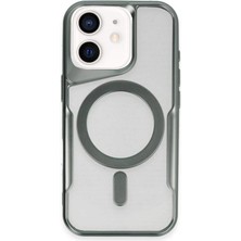 Magicool Iphone 11 Kılıf Boyi Magsafe Silikon Kapak - Yeşil