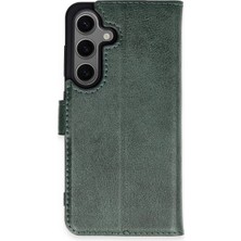 Magicool Samsung Galaxy S24 Kılıf Trend S Plus Kapaklı Kılıf - Yeşil