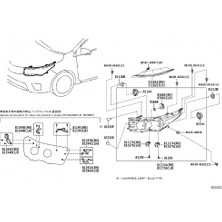 TŞT Toyota Corolla Ön Far Kaşı Nikelaj Sağ 2013- (Oem No:  5318102010)