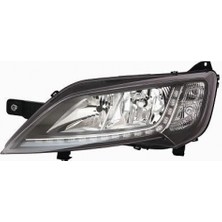 Tyc Fiat Ducato / Boxer Iıı / Jumper Iıı 2014-2022 Ön Far Motorlu Ledli Sıyah Sol  (Oem No:  1612041480)
