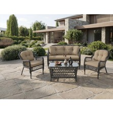 Tu Tienda Beypazarı 2+1+1+Sehpa(60*90) Baklon Bahçe Mutfak Takımı