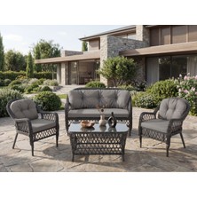 Tu Tienda Beypazarı 2+1+1+Sehpa(60*90) Baklon Bahçe Mutfak Takımı