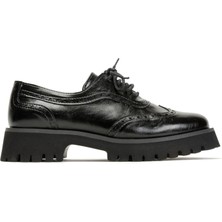 Emienza Twınıx Vegan Rustik Deri Çiftyüz Zımba Detaylı Kalın Taban Loafer