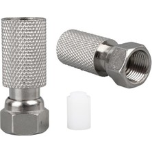 Pazarcan F Erkek Konnektör RG11 Pimli Iğneli Model