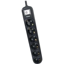 Dotvolt Surge Hunter 6-6'lı Akım Koruma Prizi-1.5mt KABLOLU-350J