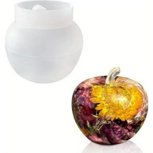 Tahtakale Toptancı Epoksi Silikon 3D Elma Şekilli Dekorasyon Kalıbı