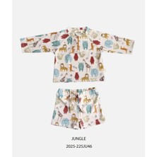 Miela Kids Uv Korumalı Alt Üst Erkek Bebek Set - Jungle