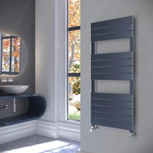 Lojimax Alüminyum Dekoratif Havlupan Zeus Plus 1400 x 500 15  Dilim | Inoks Fırçalı Eloksal | Yüksek Isıl Güç | 5 Yıl Üretici Garantisi