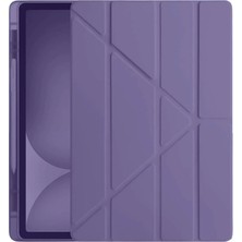 Magicool Ipad Pro 11 (2024) Kılıf Kalemlikli Hugo Tablet Kılıfı - Mor