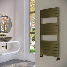 Lojimax Alüminyum Dekoratif Havlupan Zeus Plus 1170 x 500 12  Dilim | Bronz Renk Fırçalı Eloksal | Yüksek Isıl Güç | 5 Yıl Üretici Garantisi