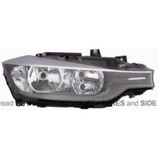 Tyc Bmw 3 Serisi Ön Far Elektrikli Motorlu Sedan Sağ 2011- (Oem No:  63117259524)