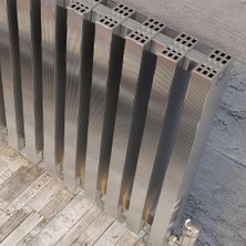 Lojimax Alüminyum Dekoratif Radyatör Opal 600 x 810 12  Dilim | Parlak Eloksal | Yüksek Isıl Güç | 5 Yıl Üretici Garantisi