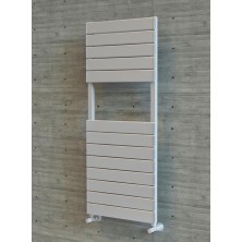 Lojimax Alüminyum Dekoratif Havlupan Zeus Plus 1170 x 500 12  Dilim | Dokulu Beyaz | Yüksek Isıl Güç | 5 Yıl Üretici Garantisi