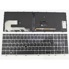 İnfostar Hp Elitebook L48505-001 L48505-141 L17971-001 ile Uyumlu Notebook Klavye - Tuş Takımı / Siyah - TR - Backlit