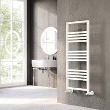 Lojimax Alüminyum Dekoratif Havlupan Perla Plus 1200 x 500 14  Dilim | Dokulu Beyaz | Yüksek Isıl Güç | 5 Yıl Üretici Garantisi