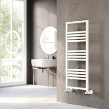 Lojimax Alüminyum Dekoratif Havlupan Perla Plus 865 x 500 10  Dilim | Dokulu Beyaz | Yüksek Isıl Güç | 5 Yıl Üretici Garantisi