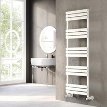 Lojimax Alüminyum Dekoratif Havlupan Talia 700 x 500   | Dokulu Beyaz | Yüksek Isıl Güç | 5 Yıl Üretici Garantisi