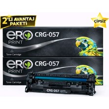 Ero Print CRG-057 / Canon MF-443dw Çipsiz Muadil Toner 2'li Avantaj Paket