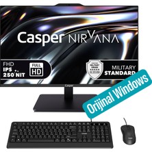 Casper Nirvana A80.1362-DF00A-V-S Intel Core i7-13620H 32GB RAM 1TB NVME SSD Windows 11 Home All In One