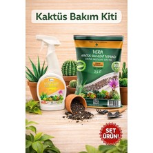 MF Botanik Kaktüs Sukulent 2 Li Bakım Seti - Kaktüs Toprağı ve Vitamin Besini