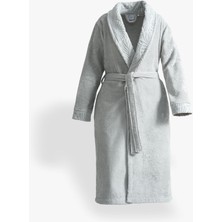 Green Black Fiorina Kadın Bornoz %100 Pamuk Jakarlı Mint