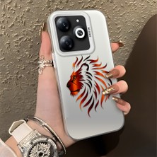 HONTINGA Tecno Spark 20C ile Uyumlu Kılıfı Silikon Kenar Sert Arka Düşüme Önleyici Basitlik Anti Düşme Kamera Korumali Moda Markası Desen Telefon Kılıfı Kadın ve Erkek Için Uygundur K1-0582