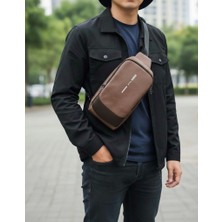 Zekton Hırsızlık Önleyici Su Geçirmez Çapraz Omuz Çantası (30X16X8 Cm) - Gizli Cepli, 5 Bölmeli