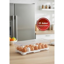 Effe Home Şeffaf Yumurtalıklı Dolap Düzenleyicisi (21 Yumurtalı)