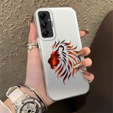 HONTINGA Samsung Galaxy A05S ile Uyumlu Kılıfı Silikon Kenar Sert Arka Düşüme Önleyici Basitlik Anti Düşme Kamera Korumali Moda Markası Desen Telefon Kılıfı Kadın ve Erkek Için Uygundur K1-0582