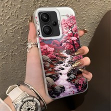 HONTINGA Xiaomi Redmi Note 13 Pro Plus 5g ile Uyumlu Kılıfı Silikon Kenar Sert Arka Düşüme Önleyici Basitlik Anti Düşme Kamera Korumali Manzara Desen Telefon Kılıfı Kadın ve Erkek Için Uygundur K1-0581