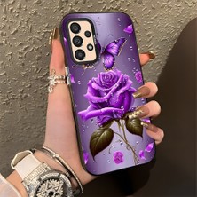 HONTINGA Samsung Galaxy A33 5g ile Uyumlu Kılıfı Silikon Kenar Sert Arka Düşüme Önleyici Basitlik Anti Düşme Kamera Korumali Manzara Desen Telefon Kılıfı Kadın ve Erkek Için Uygundur K1-0581