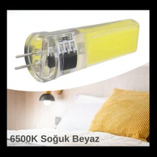 Tg Tek-İş Global G4 Cob LED Ampul 6500K Soğuk Beyaz Silikon Kapsül LED Aydınlatma