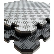 Elga Tatami 50X50X2,6 cm Siyah - Gri Yer Minderi (Puzzle Mat)