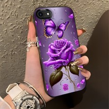 HONTINGA iPhone 8 ile Uyumlu Kılıfı Silikon Kenar Sert Arka Düşüme Önleyici Basitlik Anti Düşme Kamera Korumali Manzara Desen Telefon Kılıfı Kadın ve Erkek Için Uygundur K1-0581