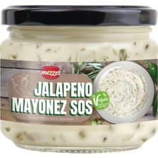 Mezzet Vegan Jalapeno Mayonez 300 G - Acılı Bitkisel Bazlı Koruyucusuz Mayonez Sos