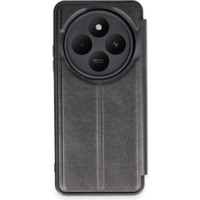 Magicool Xiaomi Redmi 14C Kılıf Flip Cover - Siyah