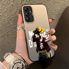 HONTINGA Samsung Galaxy A14 5g ile Uyumlu Kılıfı Silikon Kenar Sert Arka Düşüme Önleyici Basitlik Anti Düşme Kamera Korumali Karikatür Desen Telefon Kılıfı Kadın ve Erkek Için Uygundur K1-0584