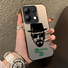 HONTINGA Xiaomi Redmi Note 13 ile Uyumlu Kılıfı Silikon Kenar Sert Arka Düşüme Önleyici Basitlik Anti Düşme Kamera Korumali Moda Adamı Desen Telefon Kılıfı Kadın ve Erkek Için Uygundur K1-0585