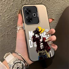 HONTINGA Xiaomi Redmi 13 ile Uyumlu Kılıfı Silikon Kenar Sert Arka Düşüme Önleyici Basitlik Anti Düşme Kamera Korumali Karikatür Desen Telefon Kılıfı Kadın ve Erkek Için Uygundur K1-0584