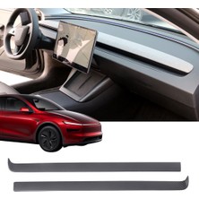 Ramm Tesla Juniper Ön Göğüs Dekoratif Karbon Kaplama Mat Siyah 2 Parça