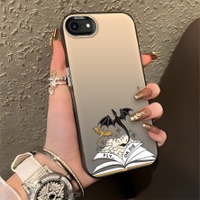 HONTINGA iPhone 8 ile Uyumlu Kılıfı Silikon Kenar Sert Arka Düşüme Önleyici Basitlik Anti Düşme Kamera Korumali Manga Desen Telefon Kılıfı Kadın ve Erkek Için Uygundur K1-0583