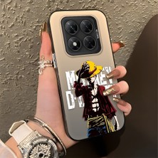 HONTINGA Poco X7 ile Uyumlu Kılıfı Silikon Kenar Sert Arka Düşüme Önleyici Basitlik Anti Düşme Kamera Korumali Karikatür Desen Telefon Kılıfı Kadın ve Erkek Için Uygundur K1-0584