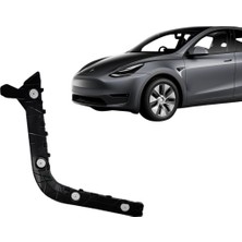 Ramm Tesla Model Y Arka Tampon Çamurluk Braketi - Sağ - Siyah