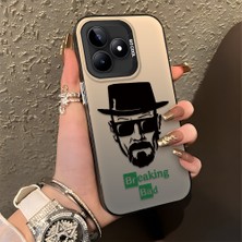 HONTINGA Realme C53 ile Uyumlu Kılıfı Silikon Kenar Sert Arka Düşüme Önleyici Basitlik Anti Düşme Kamera Korumali Moda Adamı Desen Telefon Kılıfı Kadın ve Erkek Için Uygundur K1-0585