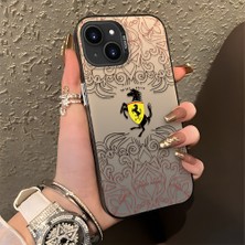 HONTINGA iPhone 13 ile Uyumlu Kılıfı Silikon Kenar Sert Arka Düşüme Önleyici Basitlik Anti Düşme Kamera Korumali Moda Markası Desen Telefon Kılıfı Kadın ve Erkek Için Uygundur K1-0582