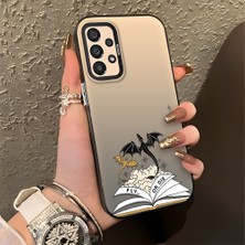 HONTINGA Samsung Galaxy A33 5g ile Uyumlu Kılıfı Silikon Kenar Sert Arka Düşüme Önleyici Basitlik Anti Düşme Kamera Korumali Manga Desen Telefon Kılıfı Kadın ve Erkek Için Uygundur K1-0583