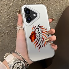 HONTINGA iPhone 16 ile Uyumlu Kılıfı Silikon Kenar Sert Arka Düşüme Önleyici Basitlik Anti Düşme Kamera Korumali Moda Markası Desen Telefon Kılıfı Kadın ve Erkek Için Uygundur K1-0582