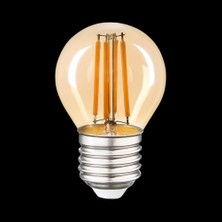 Tg Tek-İş Global G45 Rustik LED Ampul 4W E27 Duy 2700K Gün Işığı Mini Top Filament Ampul