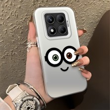 HONTINGA Xiaomi Redmi Note 14 Pro ile Uyumlu Kılıfı Silikon Kenar Sert Arka Düşüme Önleyici Basitlik Anti Düşme Kamera Korumali Moda Adamı Desen Telefon Kılıfı Kadın ve Erkek Için Uygundur K1-0585