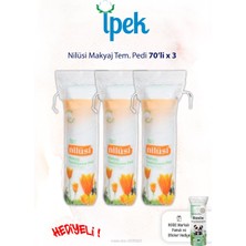 İpek Nilüsi 70'li x 3 Makyaj Tem. Pamuğu ve Rosie